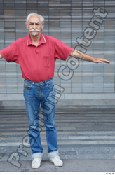 Whole Body Man T poses White Casual Average Standing Street photo references